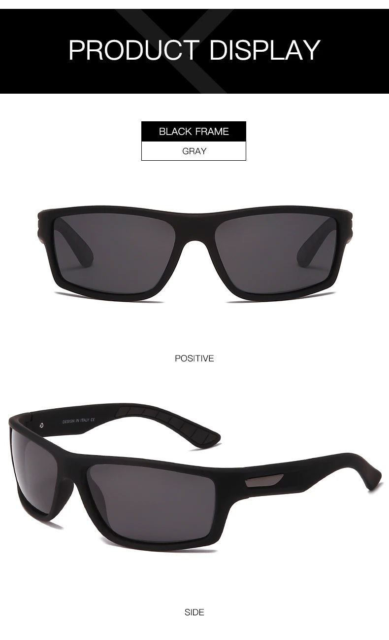 DOHOHDO New Luxury Polarized Sunglasses Men Car Driving Anti-Glare Sun Glasses For Male Colorful Film Series UV400 Gafas De Sol