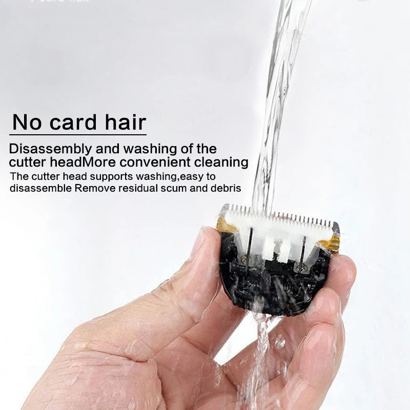HotSale Professional USB Cordless Electric Portable Hair Trimmer Rechargeable Barber Hair Clipper Kit Ceramic Haircut Grooming