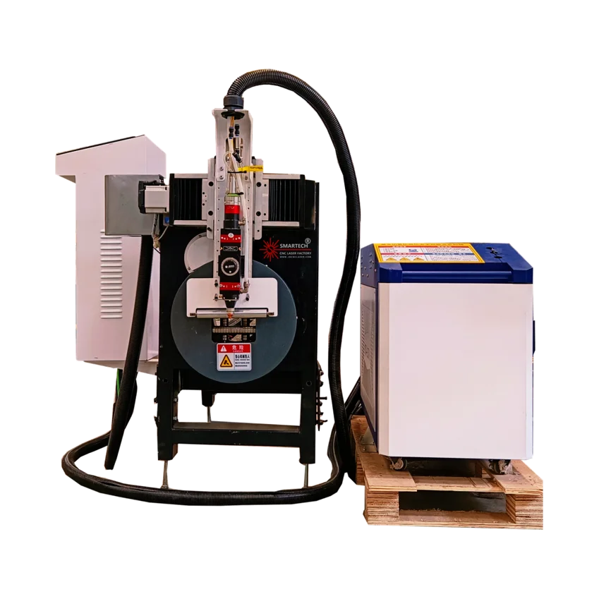 Multi-Function New Digital Fiber Laser Tube Cutting Machine CNC Auto Focus Water for Glass/Stone/Acrylic Crystal Bevel Straight