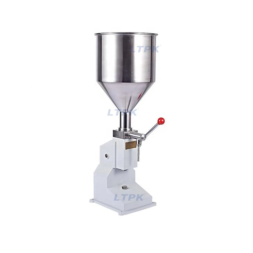 A03 50g High Quality Hot Sale Hand Pressure Manual Tomato Sauce Paste Oil Jar Water Liquid Honey Cream Perfume Filling Machine