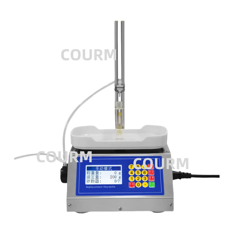 COURM-M90 Weighing Filling Machine Glycerin Perfume Cosmetic Essential Oil Small Bottle Semi-automatic Filling Machine