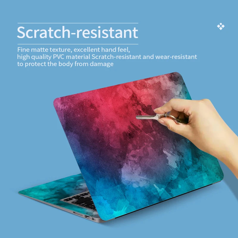 DIY Left Right Brain Laptop Skin Laptop Sticker 12/13/14/15/17 inch Laptop for Air/Pro 13 Dell Lenovo HP Laptop Skin Decorat