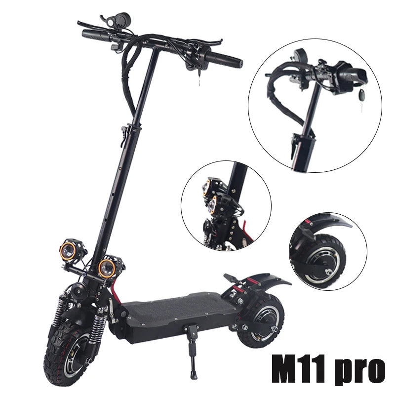 US Warehouse Chinese Made 48V 1200W*2 15.6Ah Battery Two Wheel Fast Electric Scooter Manufacturer All Terrain Scooters