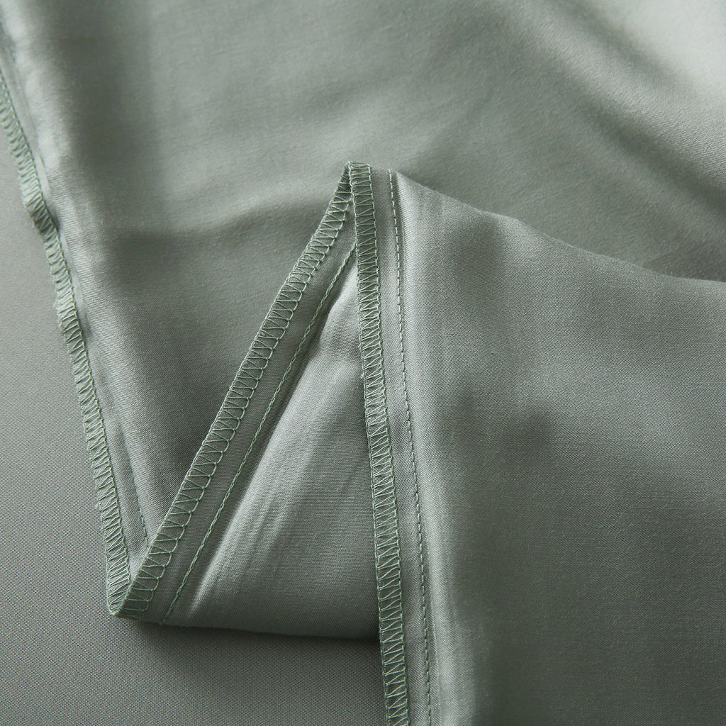 100% Organic Bamboo Duvet Cover Set Envelope Sateen Weave 400TC Oeko-Tex Certified