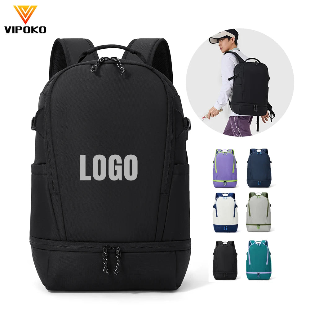 Waterproof Independent Shoe Compartment Fitness Gym Casual Outdoor Sports Bga Custom Logo Travel Tennis Racket Bag Badminton Bag