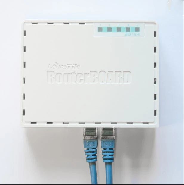 Hot Selling Mikrotik RB750Gr3 Gigabit Wired Router ROS Soft Mini Router with 880MHz CPU 256MB RAM for Home Enterprise New