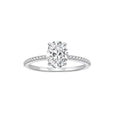 Elegant Luxurious 2-Carat Moissanite Oval Ring in S925 Silver Elegant and Luxurious Product Category Moissanite Rings