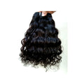 Loose Natural Wave Indian Hair Lace Front Weave Remy Hair Pre-Looped Black Style 180% Density