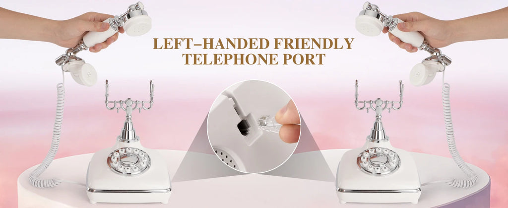 New Arrival Wedding Audio Guest Book Phone Recorder Customized Audio Message Birthday Ceremony Party Audio Guestbook Retro Phone