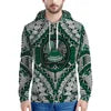 Men's Hoodies Custom Blue Polynesian Pohnpei Tribal Designer Sweater Boy Casual Oversized Hoodies Sweater