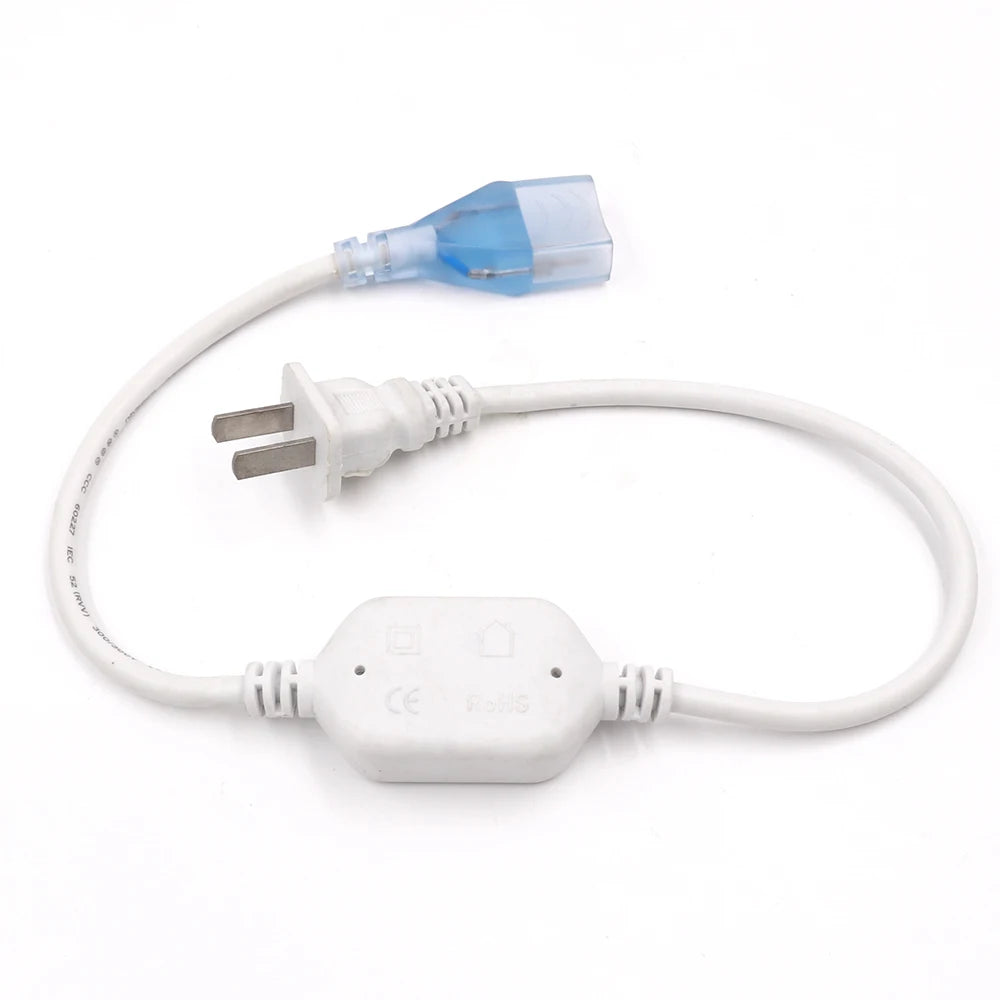 220V 110V LED Strip Waterproof Outdoor High Brightness Three Row 264 276Leds/m SMD 2835 Flexible Ribbon Led Light Lamp