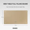 Custom Logo Folding Iron Mesh Outdoor Dining Furniture Table Portable Barbecue Picnic Camping Beach Fold Grid Custom Logo