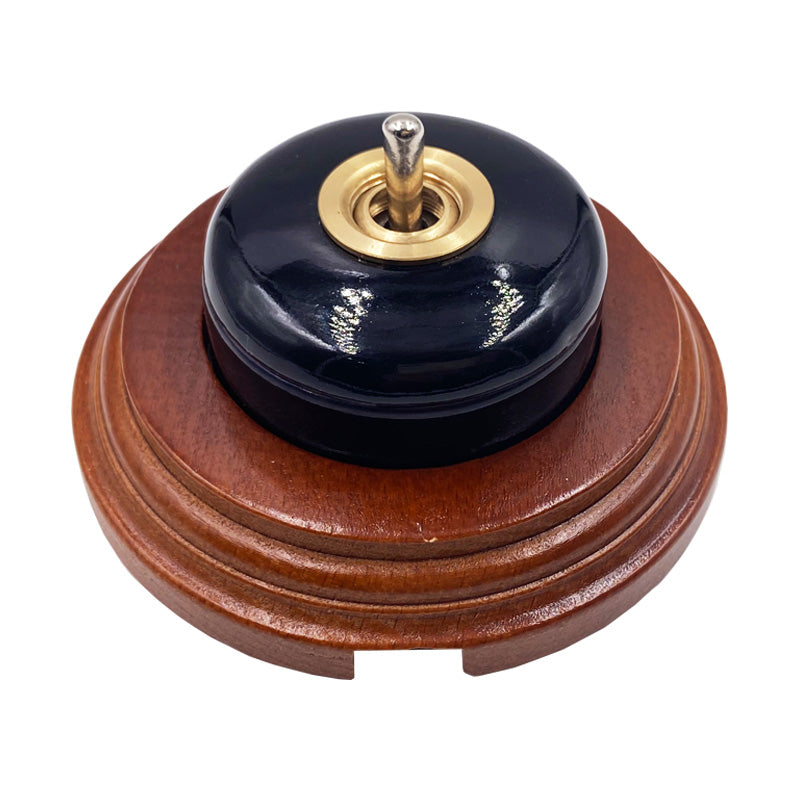 High Quality Retro Ceramic Round Toggle Switch 1 Ｗay 2 Way Control Wall Light Switch