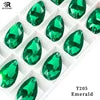Super Shiny Multi-Color Glass Stone Sew-On Rhinestones for Evening Dress Necklace Earrings Bag Shoes-Special Shape Technique