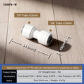 OEM Manual Ball Valve Quick Connect Reducing Union Fitting 1/4 Inch to 3/8 Inch POM Step Down Adapter for Car RO Water Filter