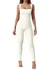 Women's Fitness Suit Short Sleeves Backless Hip-Lifting Slimming Sports Jumpsuit Body Training Aerial Plus Size Sports Clothing