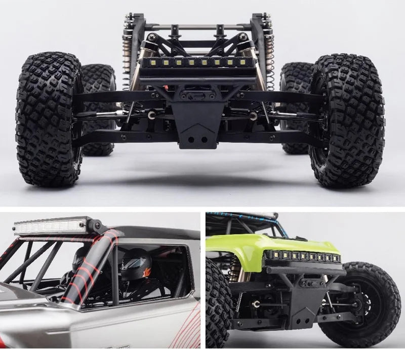 1:7 Scale YIKONG TB7 Trail Breaker 4WD Crawler Desert RC Truck 2.4G Remote 30KG Servo Independent Suspension Brushless Power