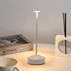 Modern Simple Luxury Mini Cordless LED Table Lamp Crystal Shade E14/E26 Touch Control Eco-Friendly Rechargeable for Hotels