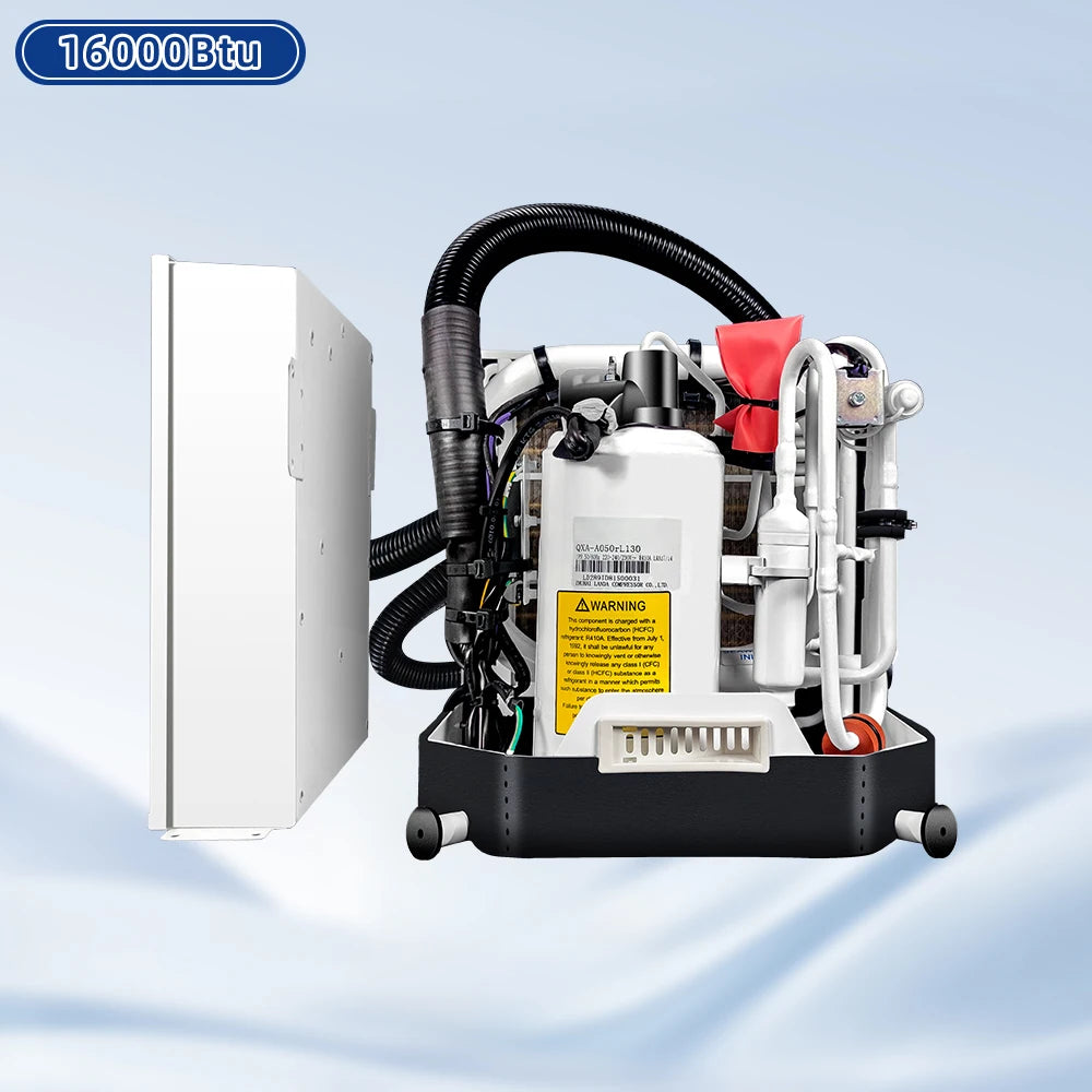 For 16000BTU 220V DC R410A Marine Air Conditioner Boat Yacht Self Contained Sea Water Cooled Reverse Cycle Heating Cooling
