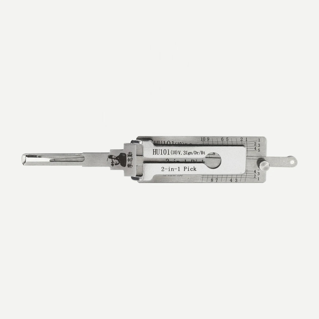 Original Lishi Tools HU101 2 in 1 Locksmith Tools Lock Pick for Door Lock Opener Professional Hand Tools