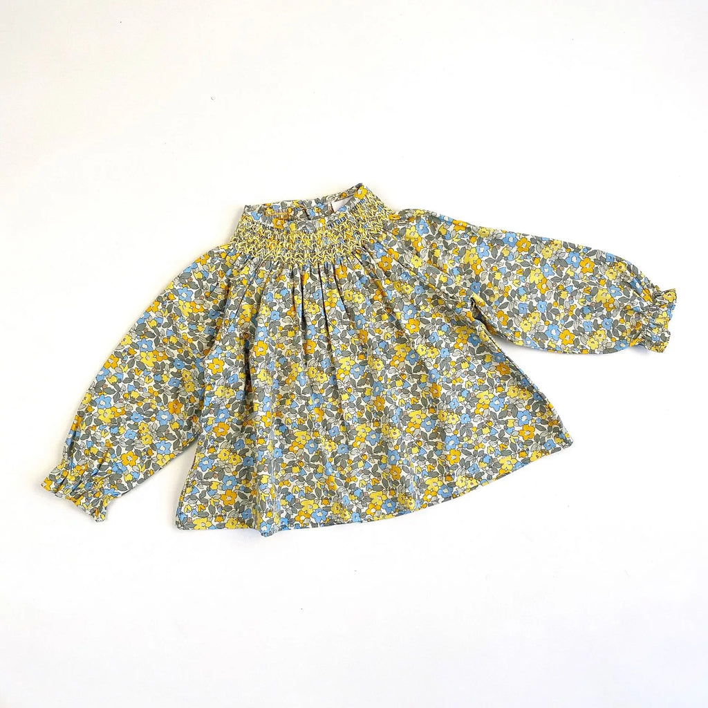 Autumn Spring Children Clothing Toddler Baby Girls Clothes Cotton Long Sleeve Flower Embroidery Baby Girls T-shirt Kids Shirt