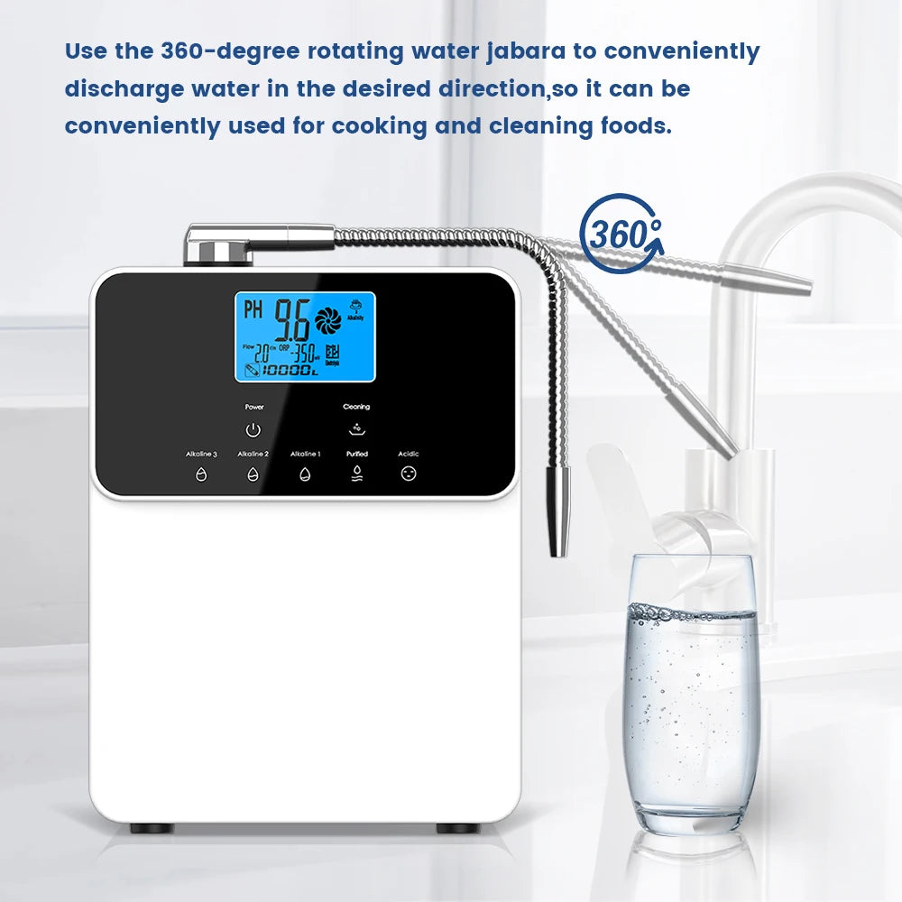 11 Plates Platinum Coating Alkaline Water Machine PH 4.5-10.5 Japan Kangen Water Machine Alkaline Water Ionizer