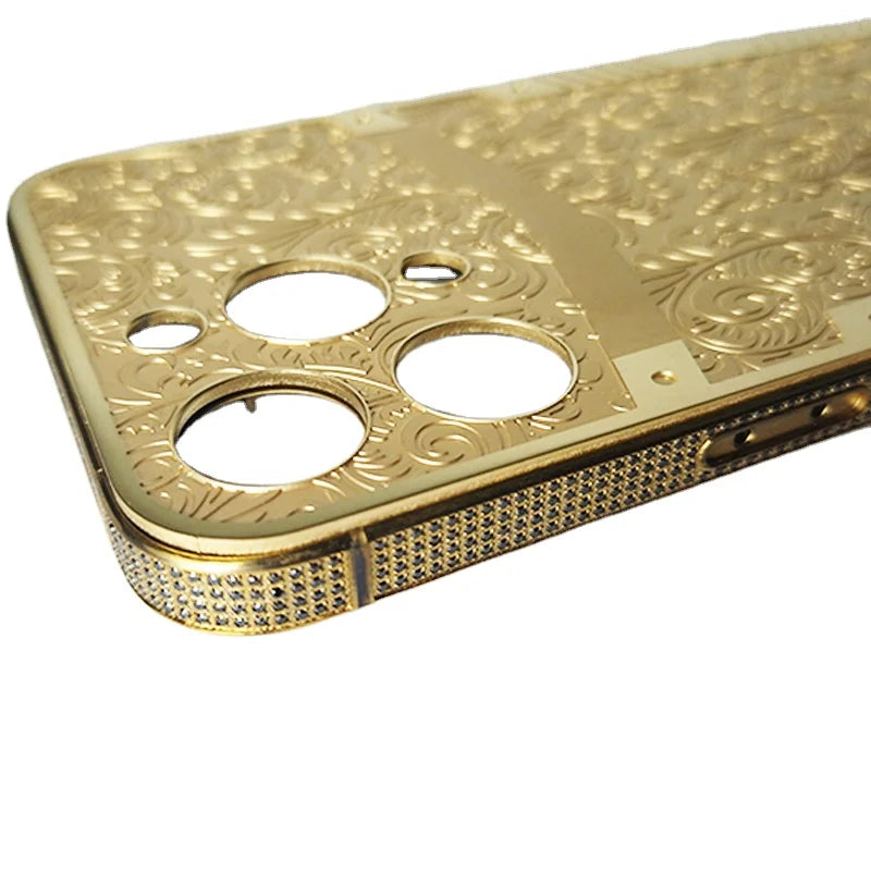 Accept Custom logo Design Pattern 2-in-1 Leather Luxury Mobile Phone case Frame for iphone All Series