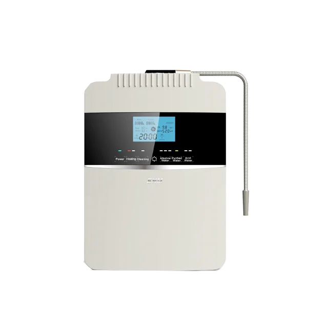 Kangen Water Ionizer 8 Ti-Pt Plates Hydrogen Water Generator Machine for Household PH2.8-11.2 Alkaline Water Purifier Filter