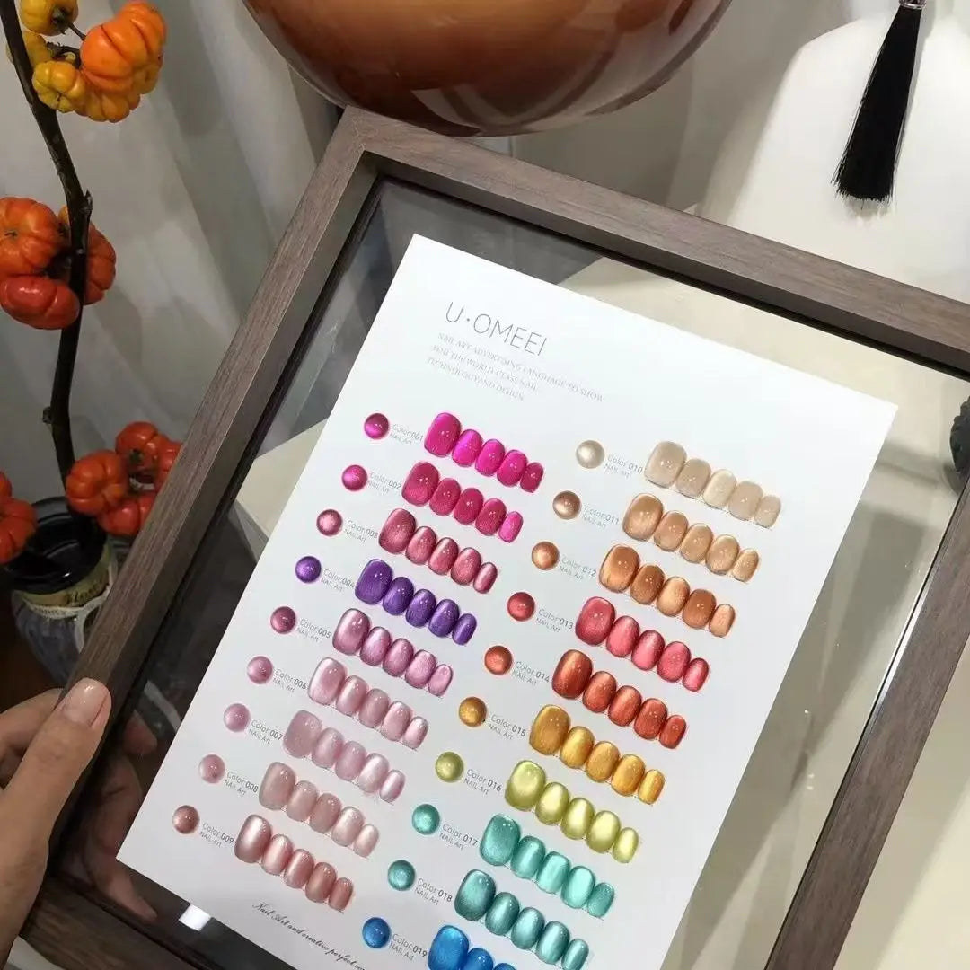 Cat Eye Nail Oil Glue 19 Color Sparkling White Cat Eye Nail Art New Product Beiluo Secret Realm Glass Bead Porcelain White