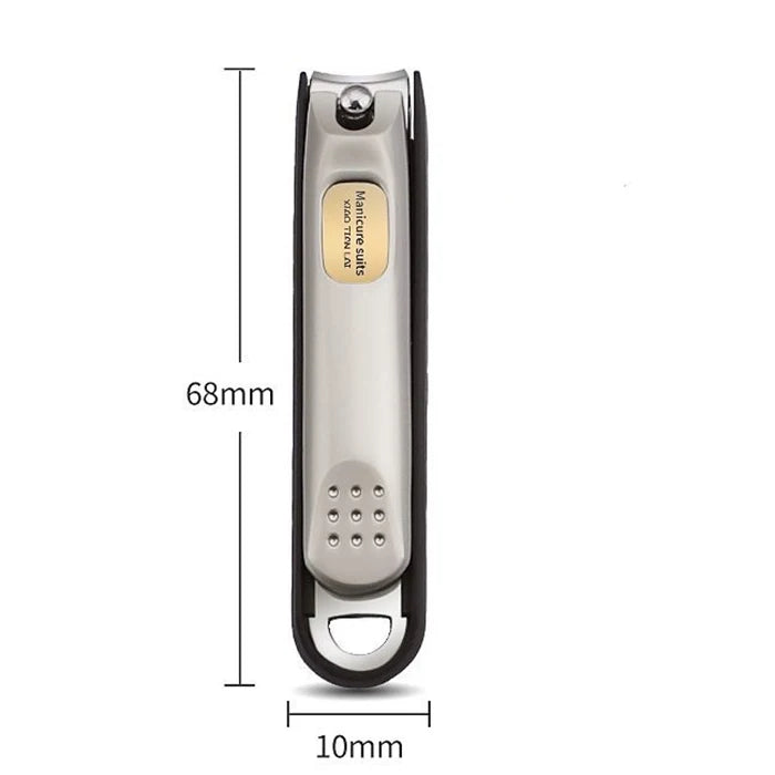 Nail Trimmer Pedicure Scissor Nail Clippers Stainless Steel Anti Splash Fingernail Cutter Manicure Tools Bionics Design