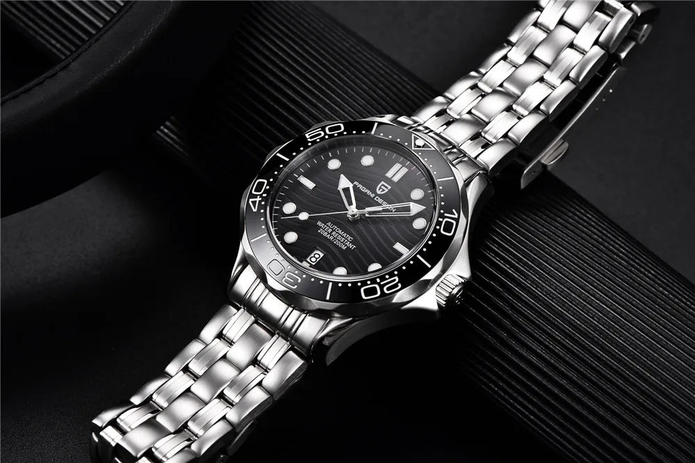 PAGANI DESIGN 2026 New Top Brand Luxury Automatic Watch Men AR Sapphire crystal Mechanical Wristwatch Men Miyota 8215 Movt Clock