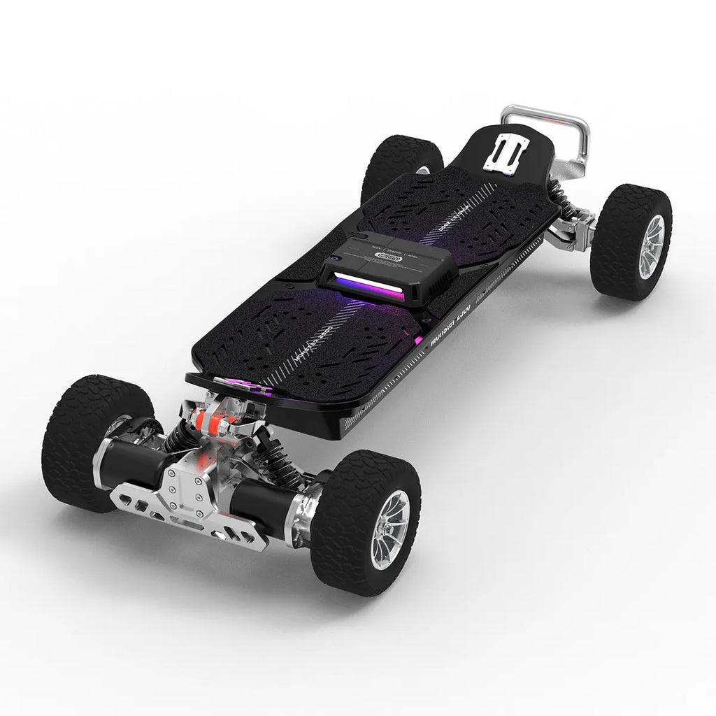 New Off Road Electric Skateboard 7600W Dual Motor All Terrain Electric Longboard 75V Lithium Battery Mountain Board for Adults