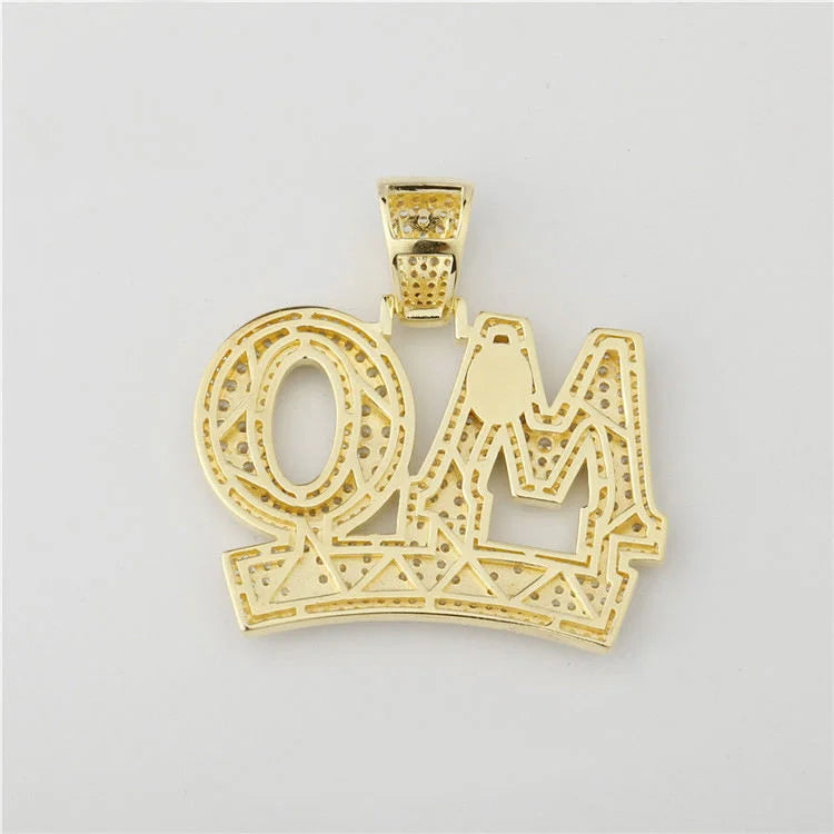 Bespoke Premium 925 Silver HipHop Emerald Cut Luxury Moissanite Stone Unisex Charm Stylish Trendy Fine Jewelry Pendants & Charms