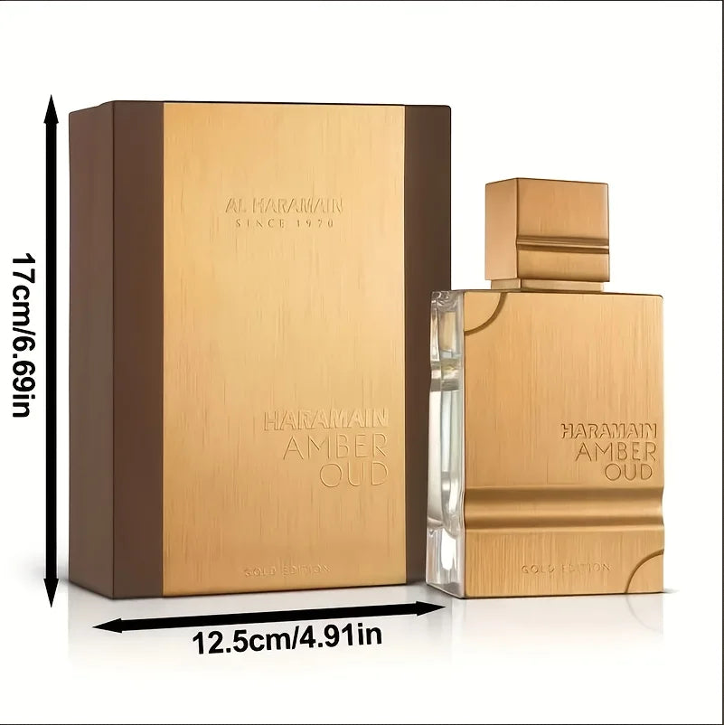 Amber Oud Gold Edition - Arabian Perfume for Women and Men Unisex - Long Lasting Amber - 2 oz