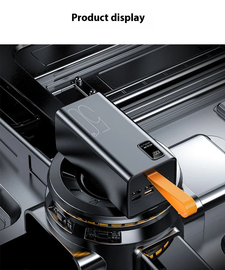 10P US EU Large Capacity 50000mAh Outdoor Power Bank Super Fast Charging 22.5W PD 20W Two-Way Portable LED Display Type-C Input