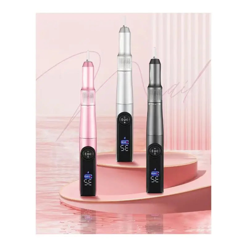 Portable Mini 2-in-1 Rechargeable Nail Drill 35000 RPM Wireless Design UV Lamp Electric Nail Polish Acrylic Polish for Nail