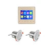 Mini Blue Tooth Wall Amplifier Smart Home Audio  4*20W Stereo Sound Music Panel PA System Loudspeaker Ceiling Speaker Kits