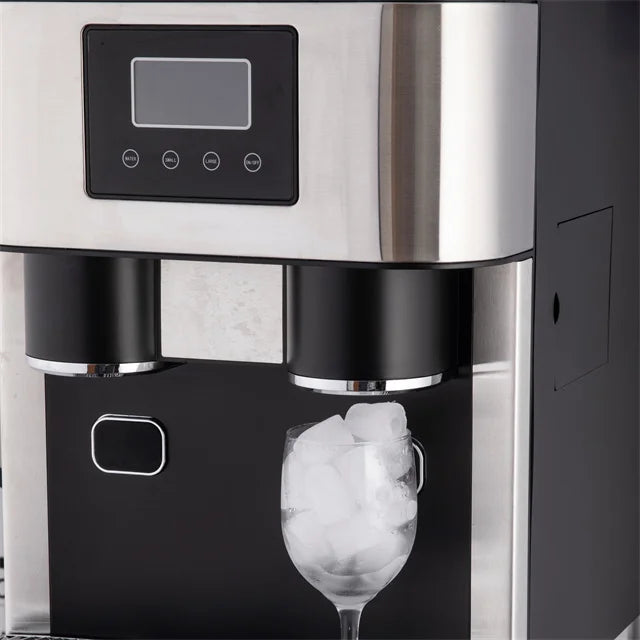 ETL 16-18kgs Per Day  Nugget Ice Cube Machine with Water Dispenser Ice Maker