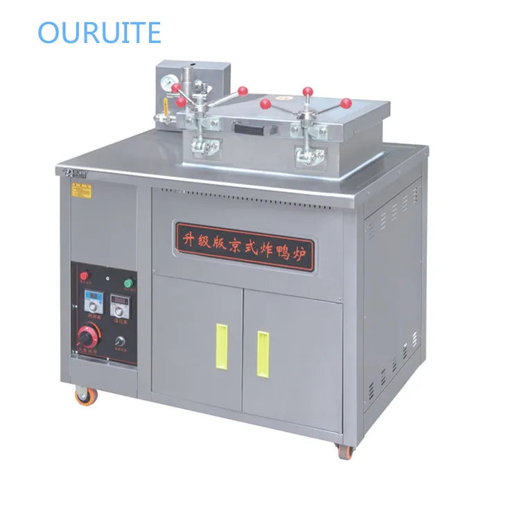 Commercial New 30kg Gas Pressure Fryer Chicken Deep Fryer Broaster Stainless Steel Fast Food Equipment High Productivity Save