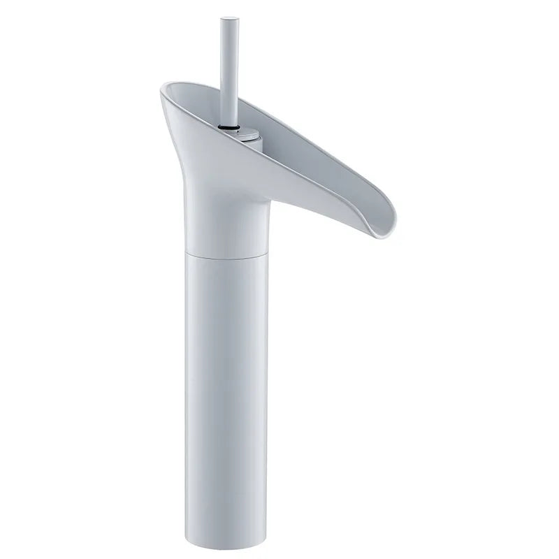 Golden Basin Single Handle Modern Thermostatic Faucet Ceramic Valve Core Deck Mounted Stainless Steel 5-Year Warranty Faucet
