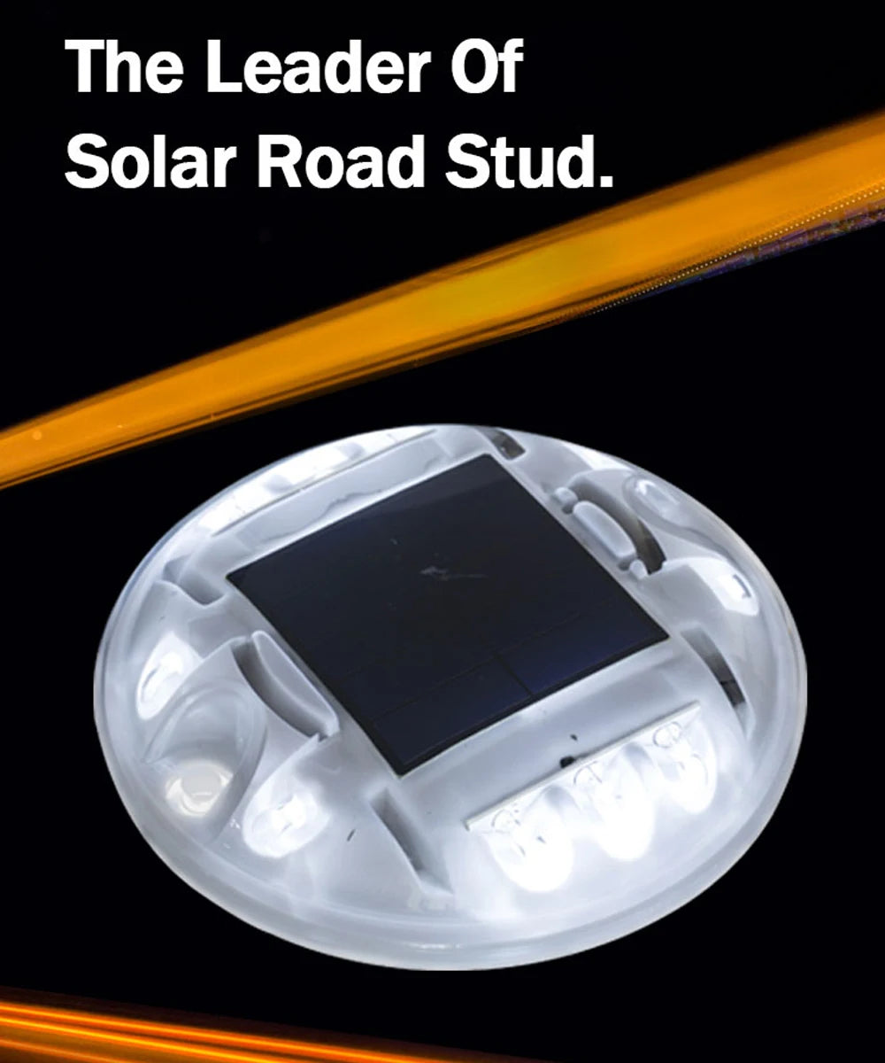IP65 Solar Deck Lights Driveway Dock LED Light Outdoor Waterproof Road Stud for Step Sidewalk Stair Garden Pathway Yard