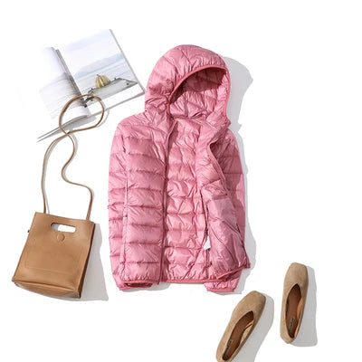 2025 New 90% Duck Down Jacket Women Autumn Winter Coat Lady Ultralight Down Jacket