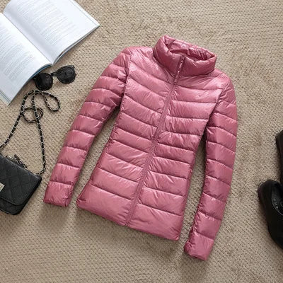 2025 New 90% Duck Down Jacket Women Autumn Winter Coat Lady Ultralight Down Jacket
