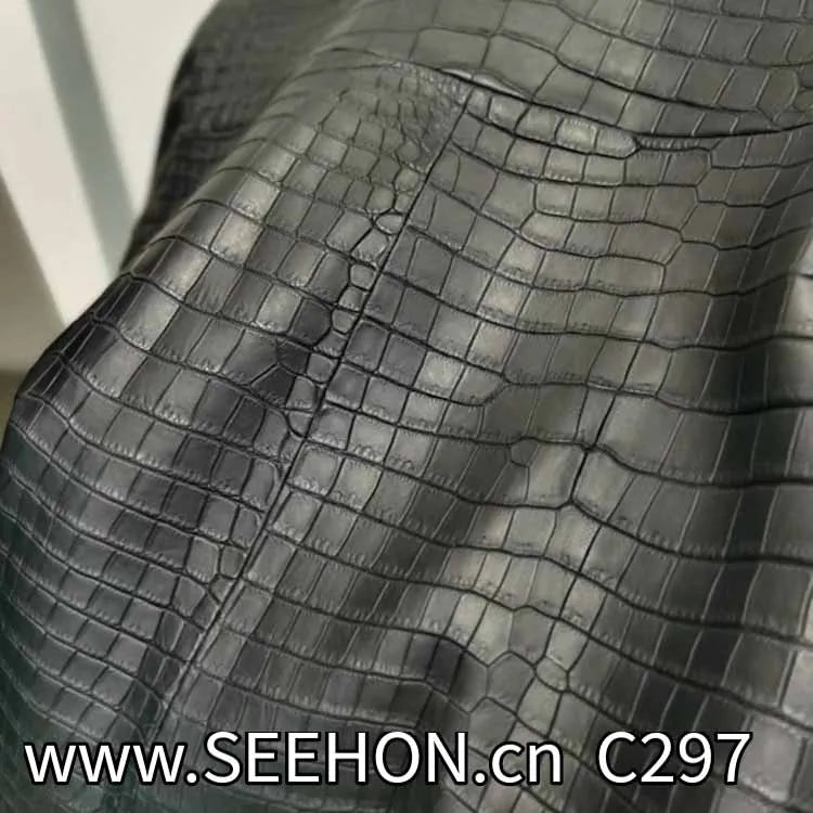 100% Croco Genuine Leather High Quality   Leather Product Genu Premium Premium Crocodile Material Purse