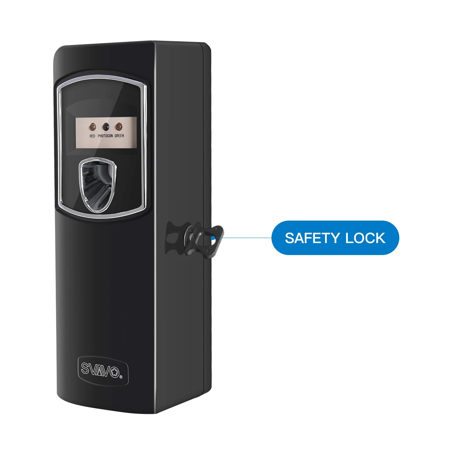 SVAVO Automatic Aerosol Dispenser Wall Mounted Light Sensor Timing Air Freshener Auto Perfume Dispenser for Home Toilet