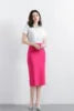 Women Fashion Professional Skirt Dress High-end Pencil Straight Office Lady Elegant Slim-fit Business Hip Midi Casual Skirt