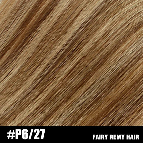 Fairy Remy Hair 20-22" Remy Keratin Flat Tip Human Hair Extensions Straight Capsules Natural Pre Bonded Hair 0.8g/Strand