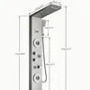 Modern OEM ODM DIY Customized Wall Mounted Bathroom Shower Faucet Mixer Tap Stainless Steel SPA Back Jet Massage Shower Panel