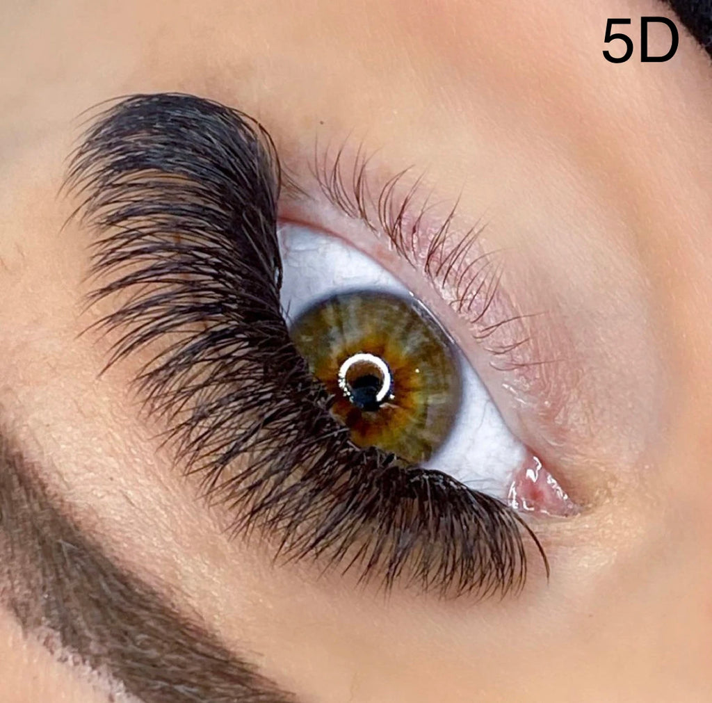Premium Lash Extensions 0.07 d Curl Short Root Eyelashes Heat Bonded 4D 5D 6D 7D Premade Volume Fans