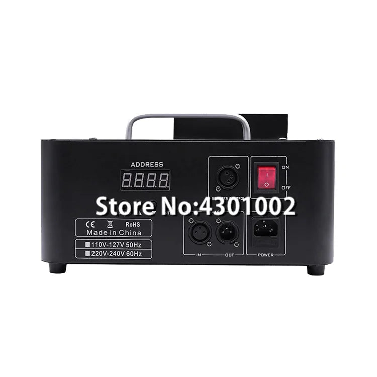 High Power DJ Stage Smoke Machine 24x9W RGB 3in1 Led 1500W Fog Machine DMX Remote Vertical Fogger for Disco Music Party Wedding